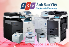 BÁN MÁY PHOTOCOPY CHO TRẢ GÓP VỚI LÃI SUẤT 0% TẠI QUẬN 3