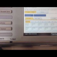 Hướng dẫn đổi pass user sử dụng máy photocopy ricoh