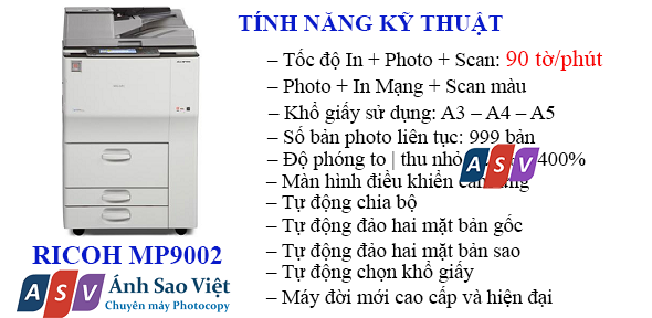 máy photocopy ricoh mp 9002